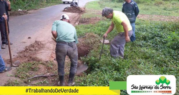 Limpeza de bueiros no Centro