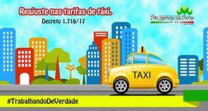 Utilidade Pública - Reajuste nas Tarifas de Táxi