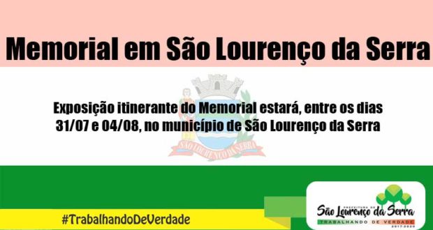 Memorial em São Lourenço da Serra