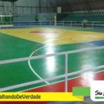 Reinauguração da quadra poliesportiva Mario Covas