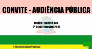 Audiência Pública - 2º Quadrimestre de 2017 L.D.O.