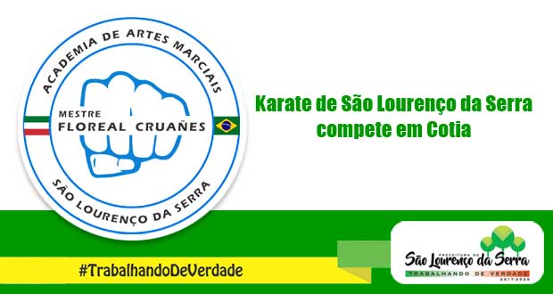 Karate de São Lourenço da Serra compete em Cotia