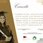 Convite - Formatura da Escola de Beleza