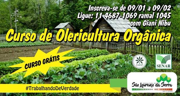 Curso de Olericultura Orgânica